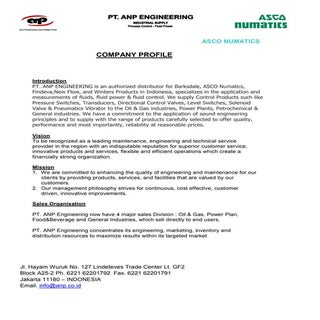 Company Profile ANP 2016