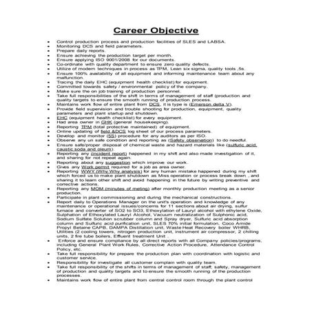 Control production process and production facilities of SLES and LABSA