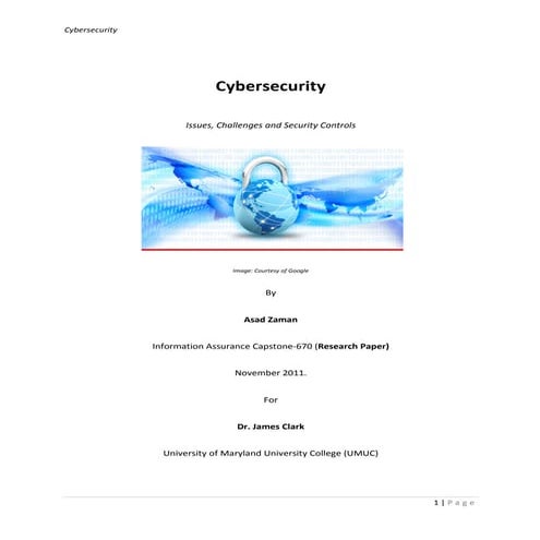 ZamanAsad_INFA 670_9041_RPAPER_Cybersecurity-3