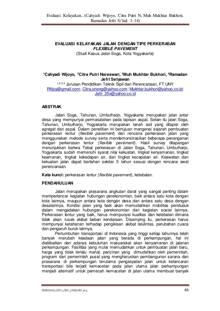 jurnal Konstruksi jalan