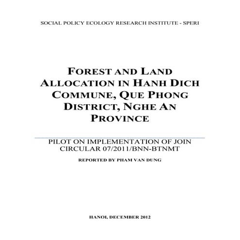 4 forestland allocation quephong 3 5 2013