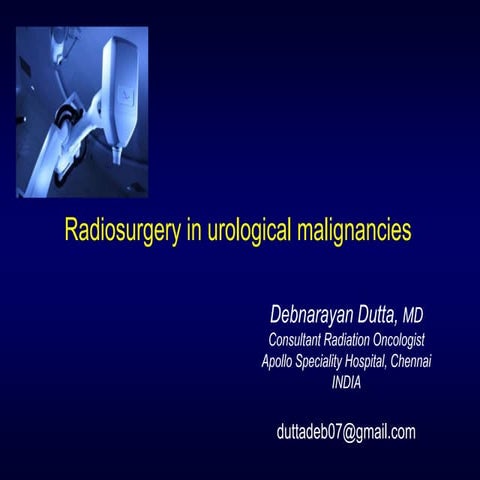 Cyber knife in urological malignancies