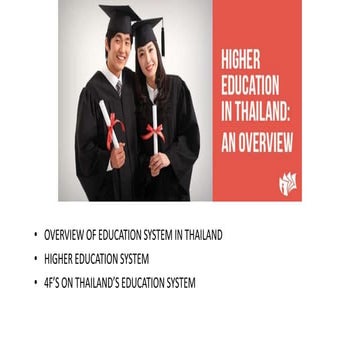 4 f's on thailand'S HIGHER EDUCATION SYSTEM 