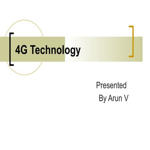 4G technology | PPT