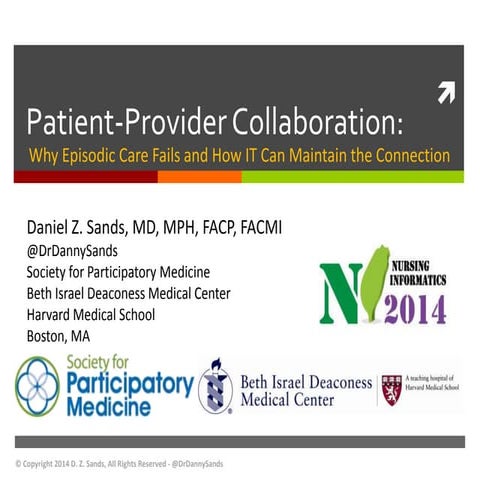 Patient-Provider Collaboration: Why Episodic Care Fails and How IT Can Maintain the Connection