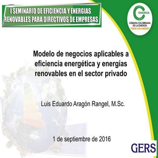 Modelo de negocios aplicables a efi...