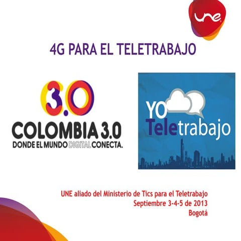 4 g para el teletrabajo
