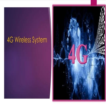 4G Wireless System