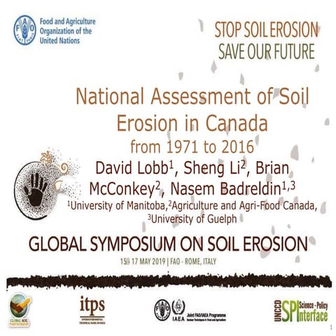 National Assessment of Soil Erosion in Canada from 1971 to 2016