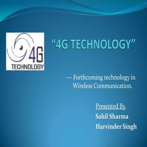4 g technology