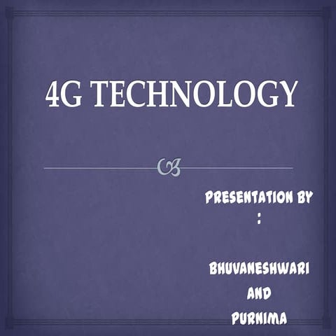 4G technology