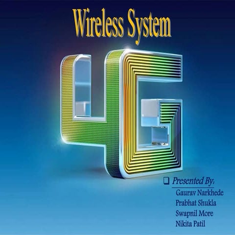 4 G Technical Paper Presentation