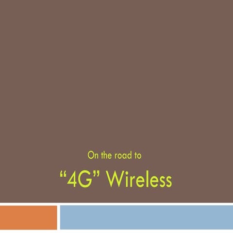 4G wireless