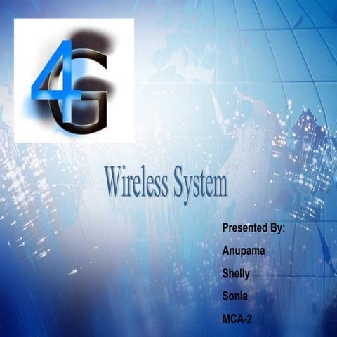 4g wireless  final ppt