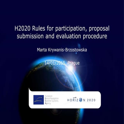 H2020 Infoday Proposals Submission