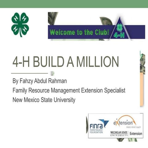 4-H Build a Million - New Mexico