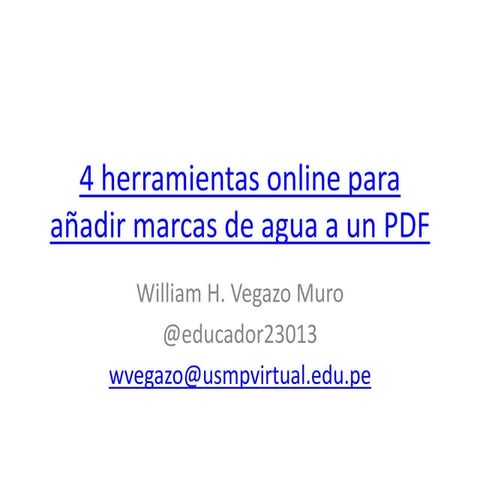 4 herramientas online para añadir marcas de agua 