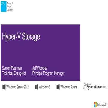 Hyper-V Storage