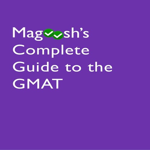 Magoosh gmat EBooK