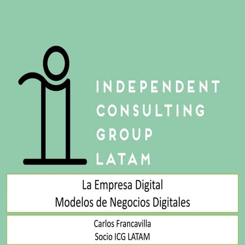 Seminario "La Empresa Digital" - Modelo de Negocios