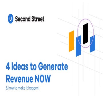 4 Ideas to Generate Revenue Now & How to Make it Happen