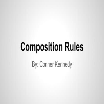 Composition Rules
