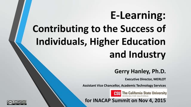 4 Gerard L. Hanley_  aportando al exito de las personas de la educ. superior ...