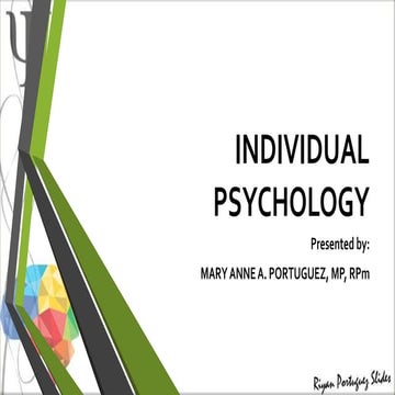 4 individual psychology