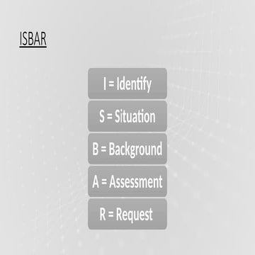 ISBAR Handover pptx PPTX