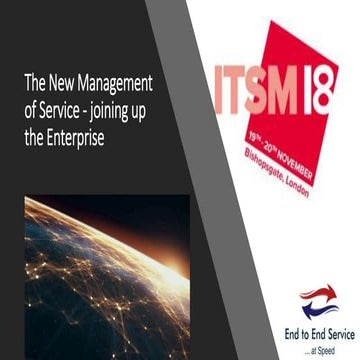 Johann Diaz: The New Management of Service – Joining Up the Enterprise