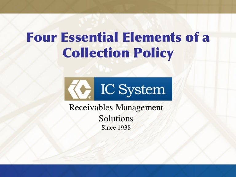 4 Essential Elements of a Collection Policy
