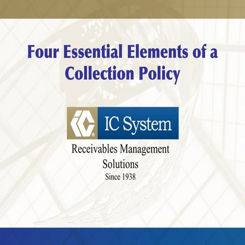 4 Essential Elements of a Collection Policy
