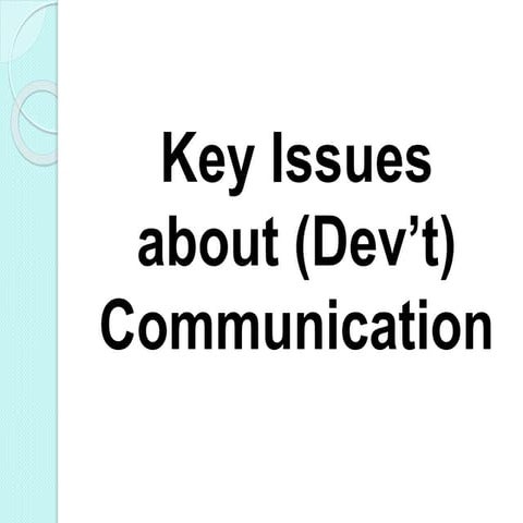 The 4 Key Issues about Communication.pptx