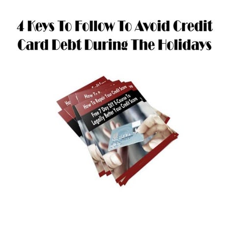 4 keys to follow to avoid credit card