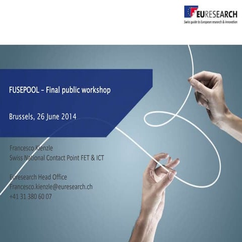 EUresearch Fusepool End User Eric Kienzle 