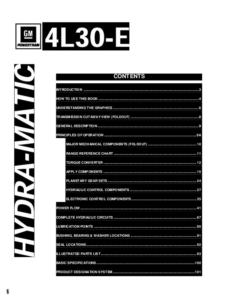 Акпп 4 l30e