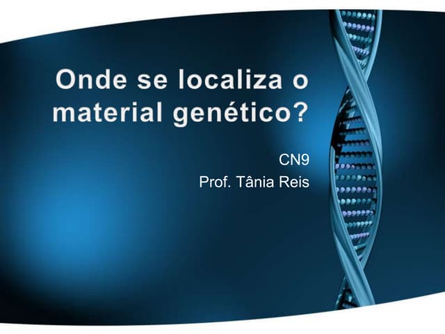 4localização material genético