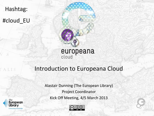 Introduction to Europeana Cloud project