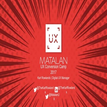 UX Conversion Camp: Matalan