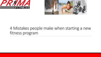 4 mistakes people new to fitness make 
