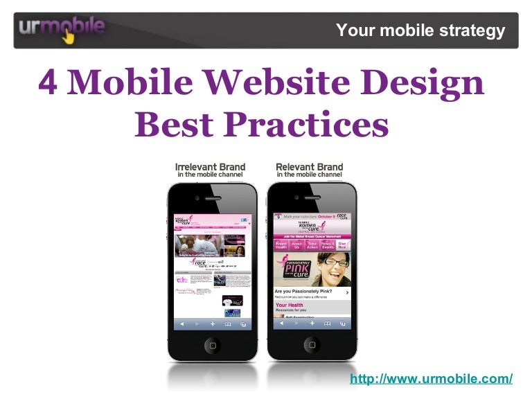 4 Mobile Website Design Best Practices