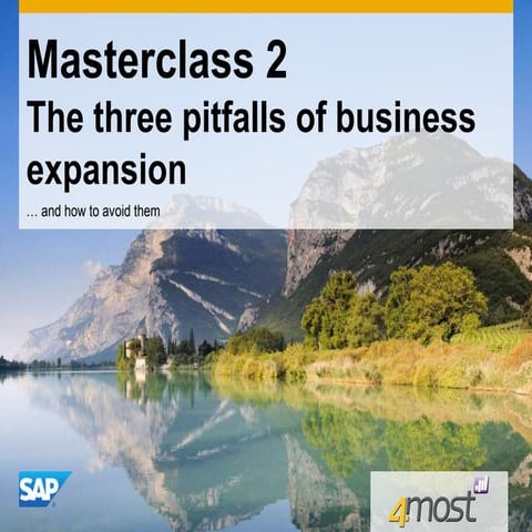 The Three Pitfalls of Business Expansion – and how you can avoid them