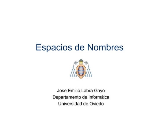 Espacios de nombres en XML