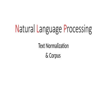 4 Natural Language Processing-Text Normalization.pptx