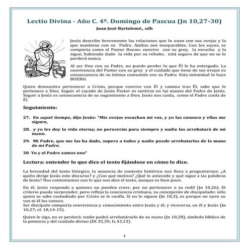 4o.  dom de pascua  ciclo c