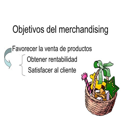 4 objetivos del merchandising