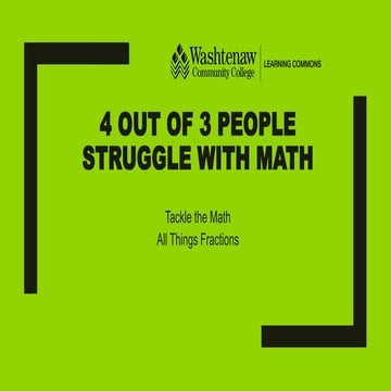 4 out of 3 people struggle with math
