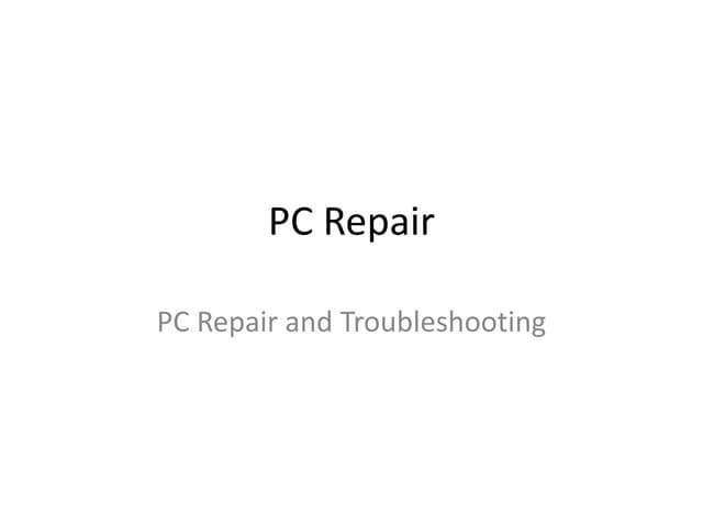 4 pc repair
