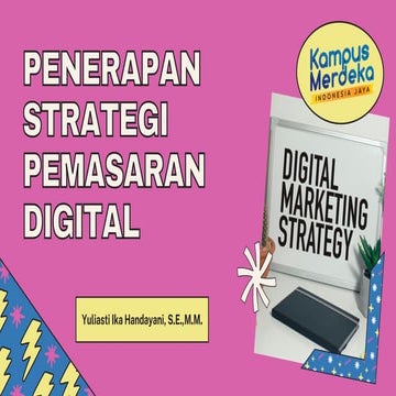 Penerapan Strategi Pemasaran Digital