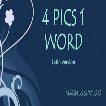 4pics1word Latin version